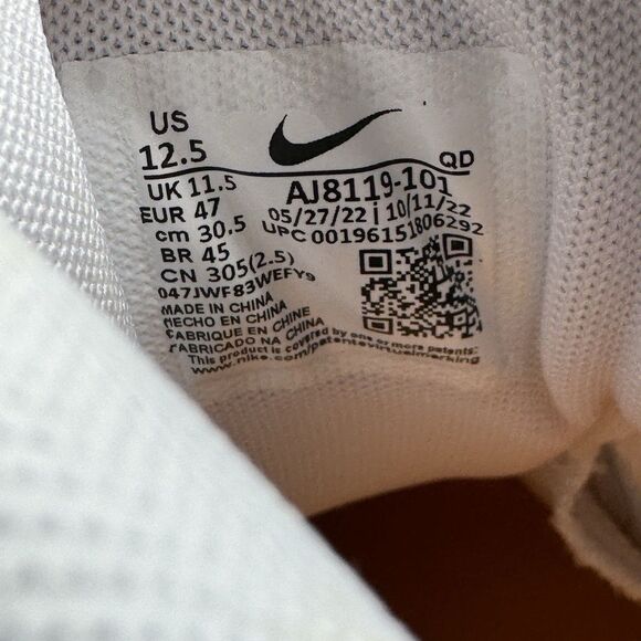 Nike Air Zoom Javelin Elite 3 Shoes Track & Field Spikes Men Sz 12.5 AJ8119-101 - Picture 11 of 12